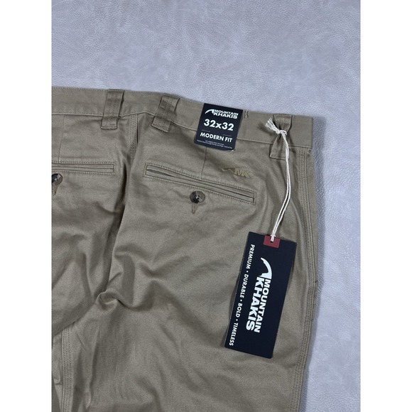 Mountain Khakis Pants Mens 32x32 Retro Khaki Teton Modern Fit Straight Leg Chino - Picture 8 of 12